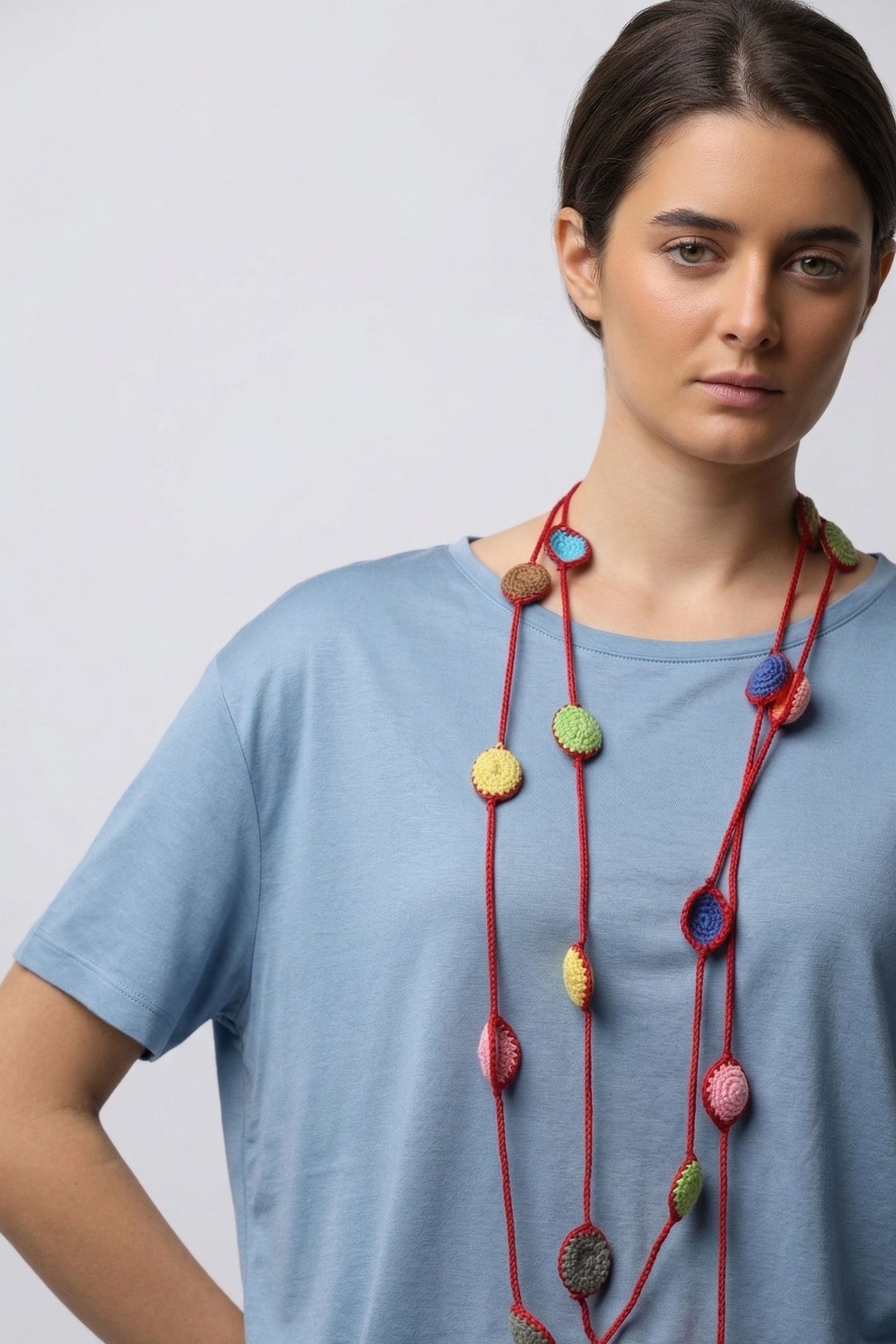 Collar Crochet Colores