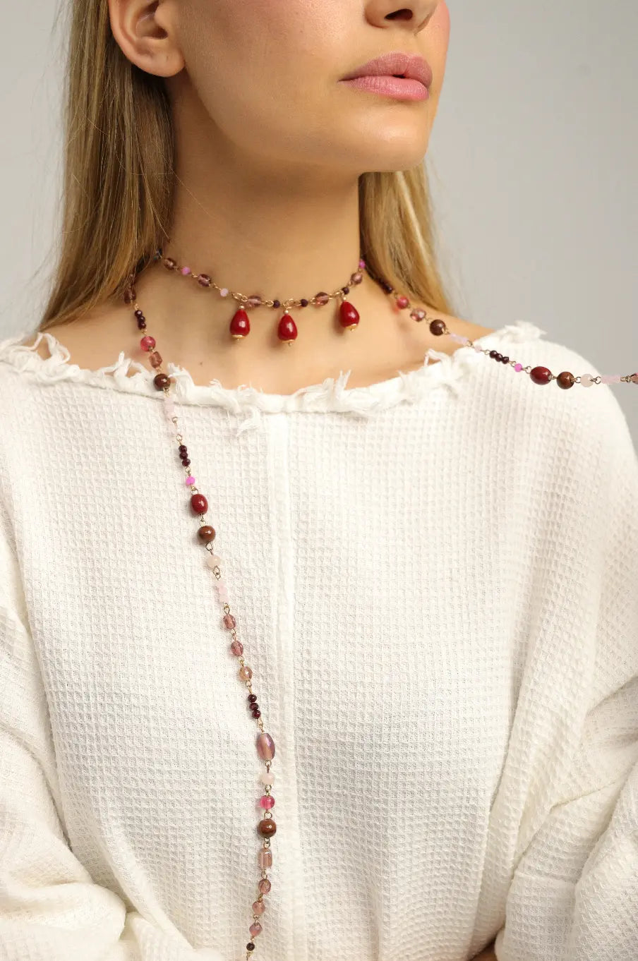 COLLAR | Corbatero Rosa Bybel-brand