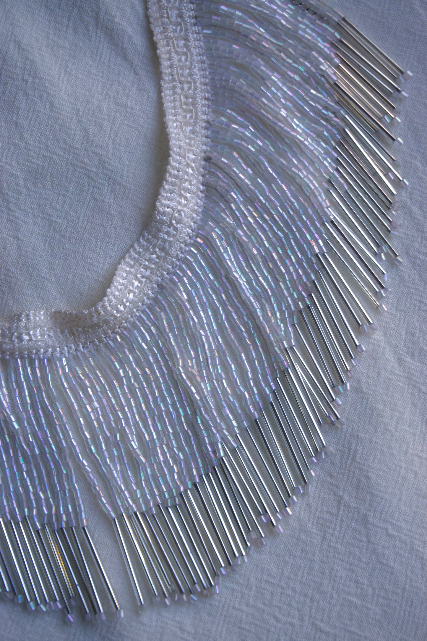 CHOKER I Abalorios Blanco