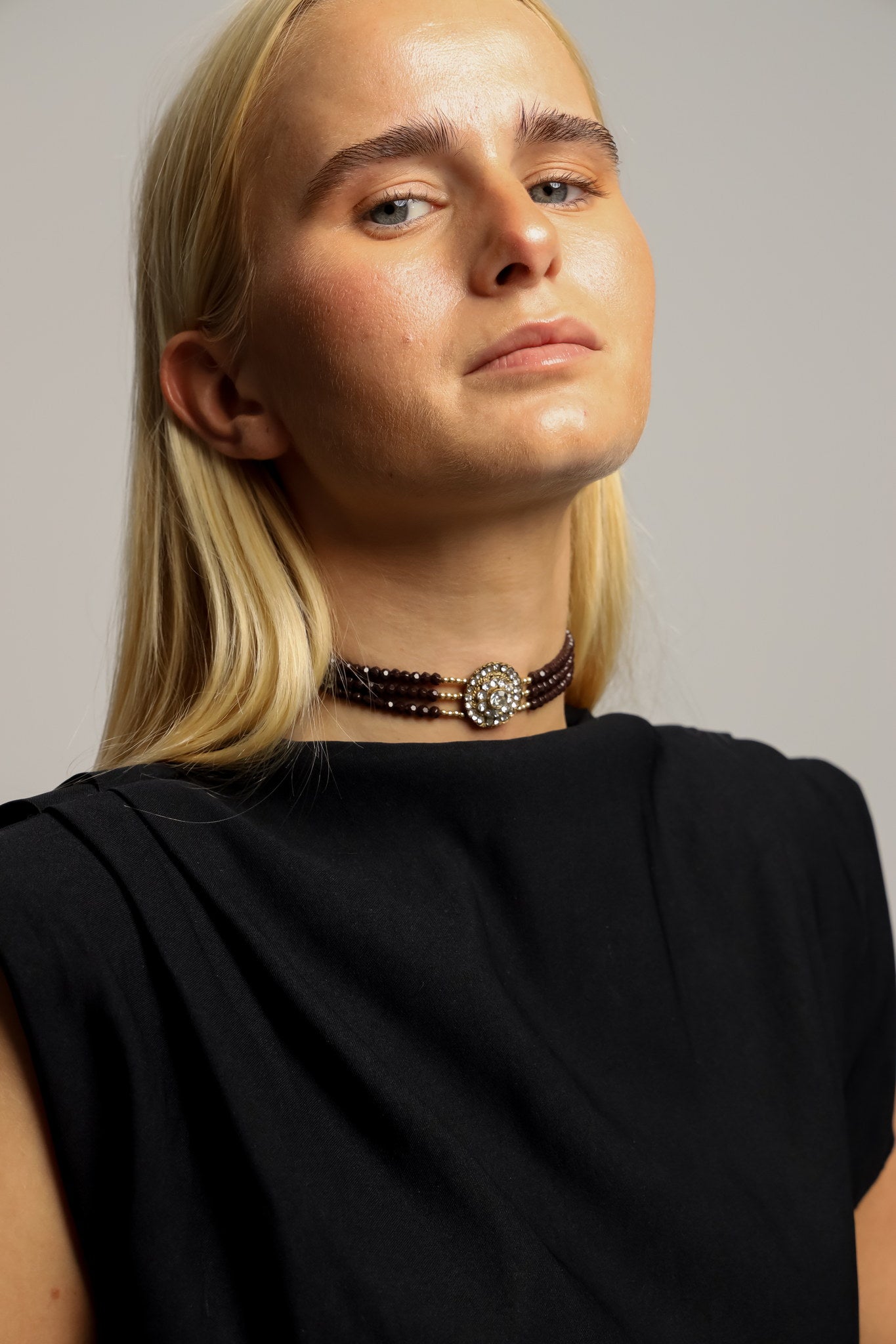 Choker Antiguo Marrón