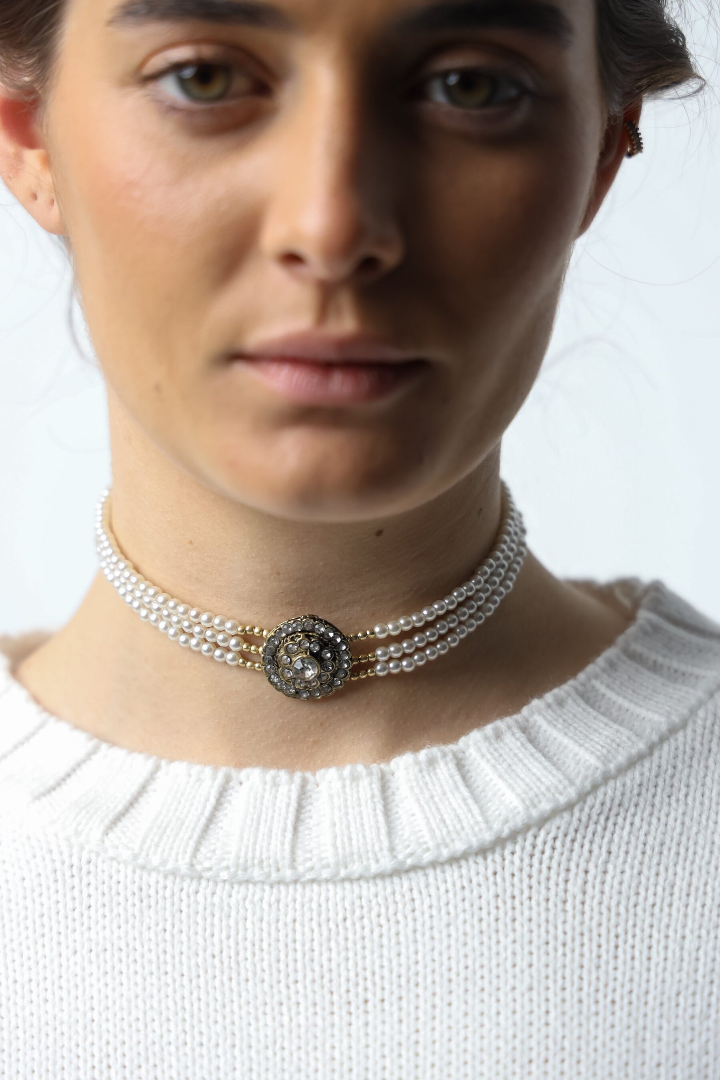 Choker Antiguo Perlas