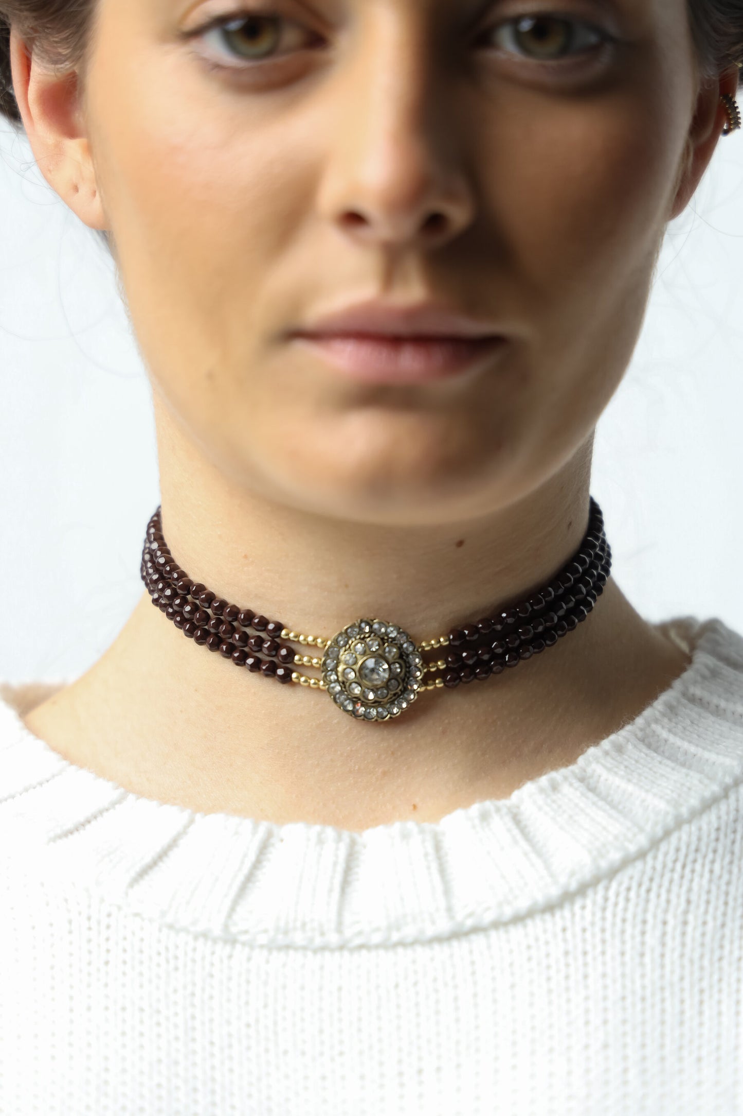 Choker Antiguo Marrón