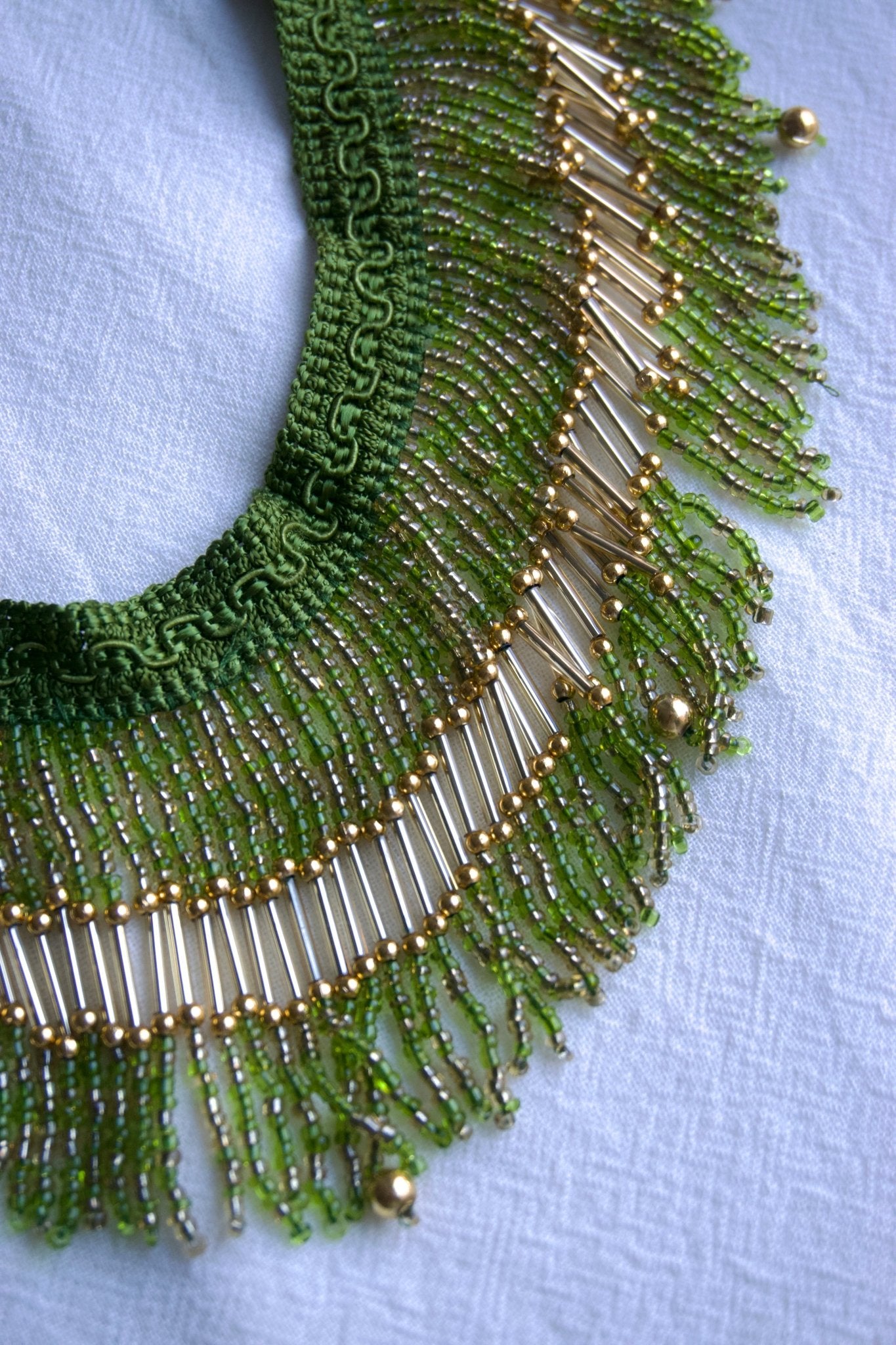 CHOKER I Abalorios Verde - Bybel - brand