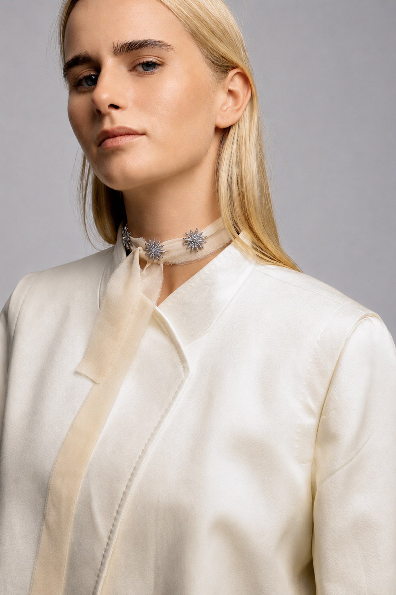 Choker Organza Estrellas