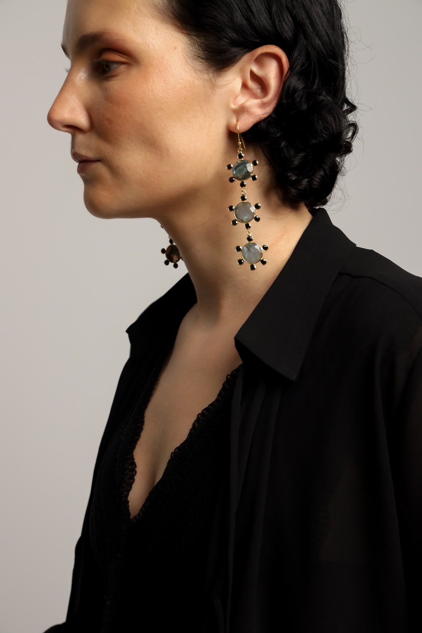 Pendientes Verdes Sol