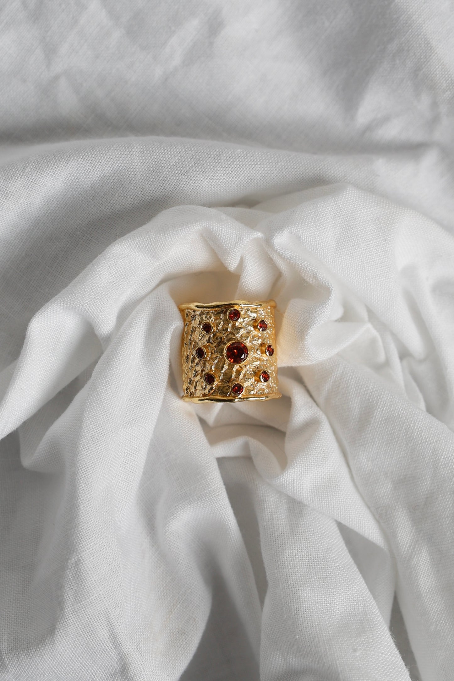 ANILLO SOL MOTAS NARANJA