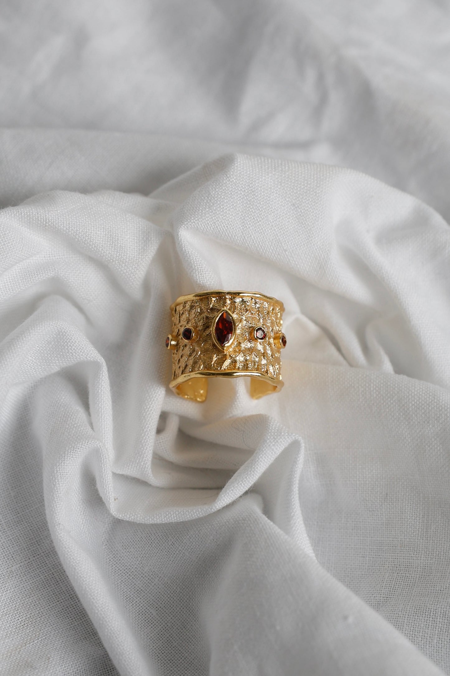 ANILLO OVALO NARANJA