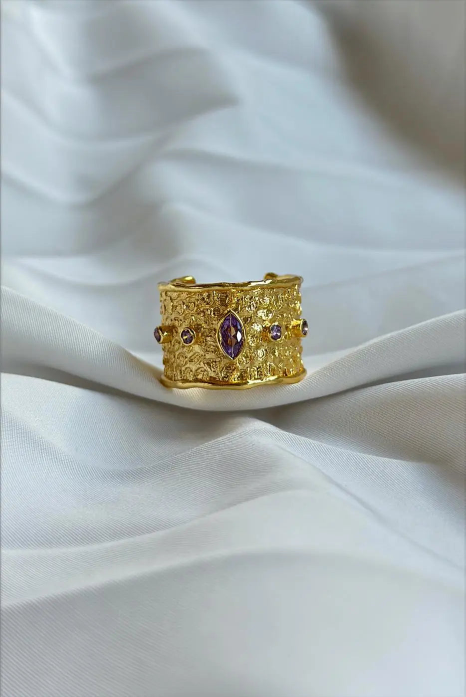 ANILLO | Medio Óvalos Morado Bybel-brand