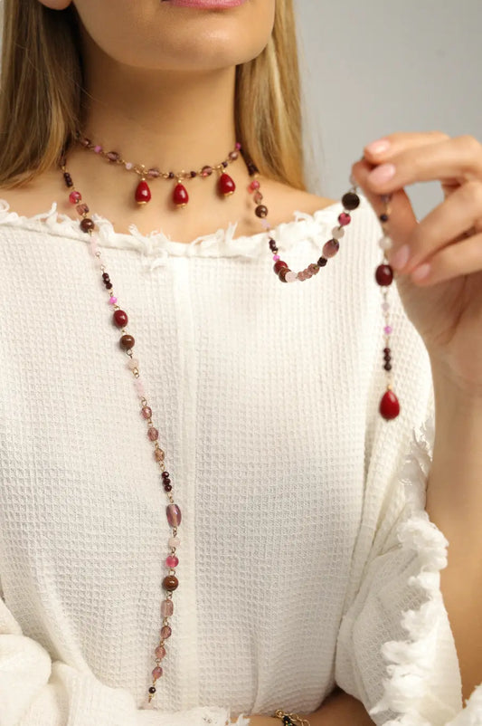 COLLAR | Corbatero Rosa Bybel-brand