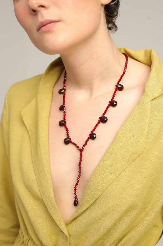 COLLAR | Lagrimas Granate Bybel-brand