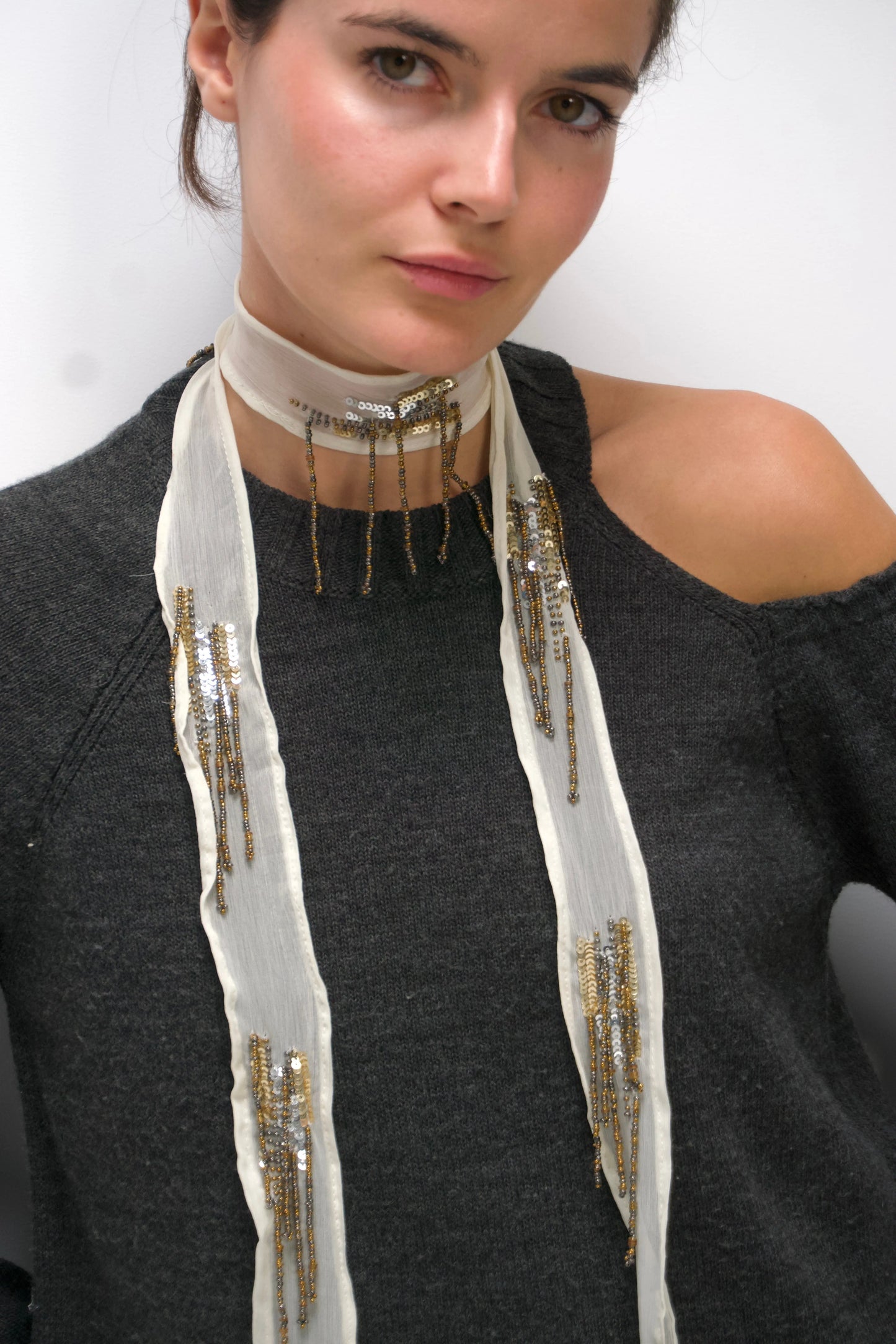 COLLAR | Organza Blanco Bybel-brand