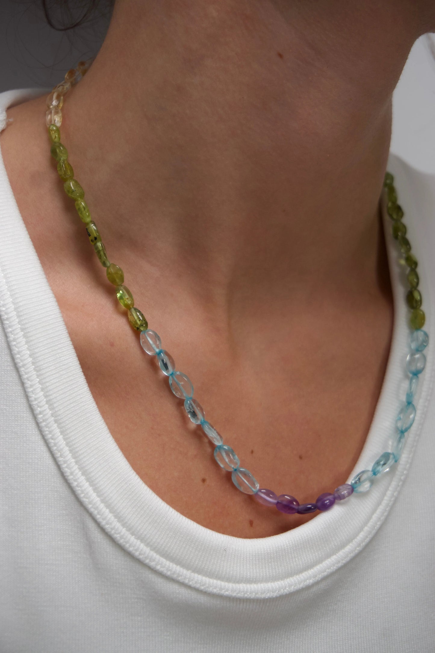 COLLAR | Piedras Cristal Verde Bybel-brand