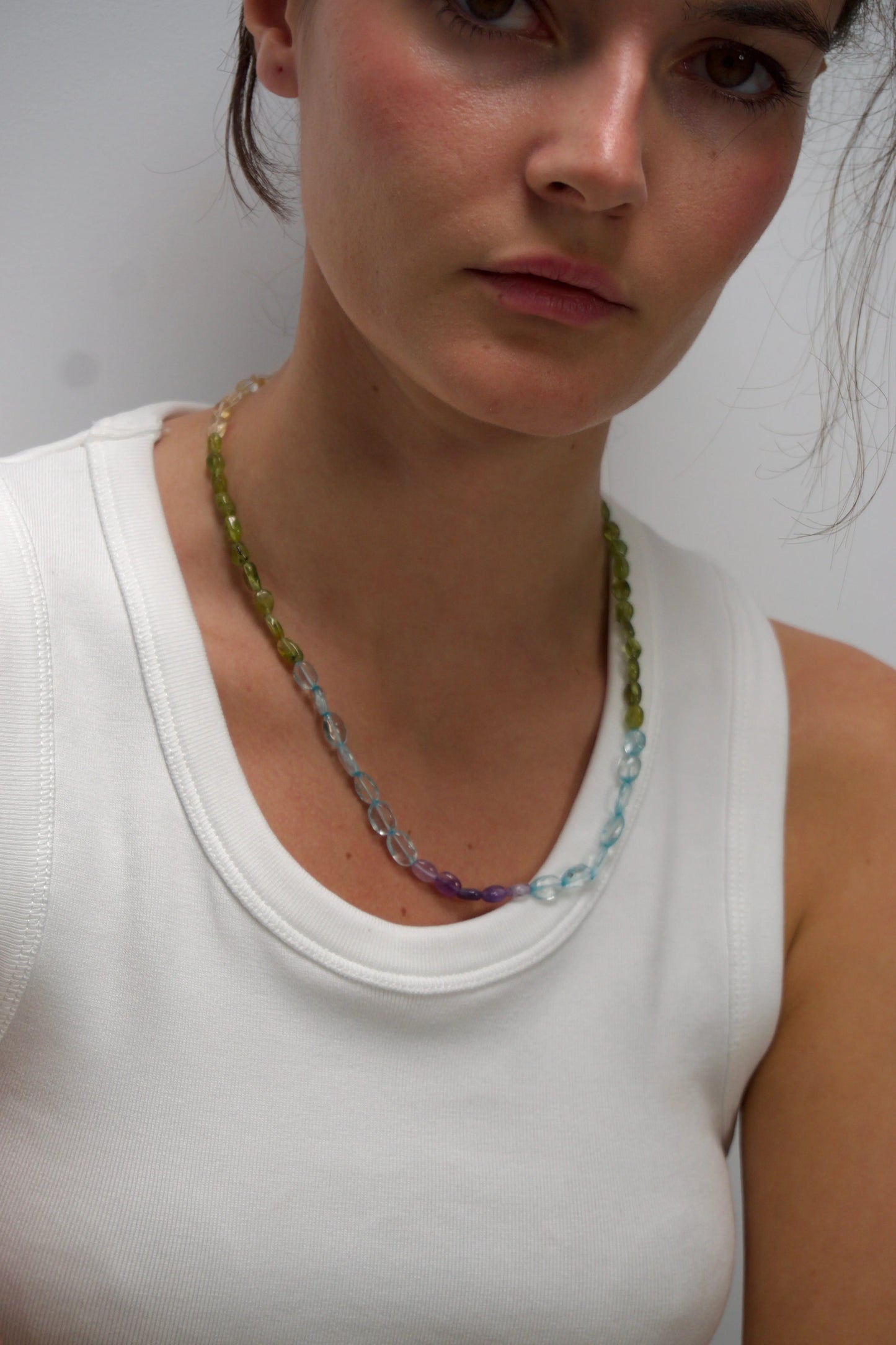 COLLAR | Piedras Cristal Verde Bybel-brand