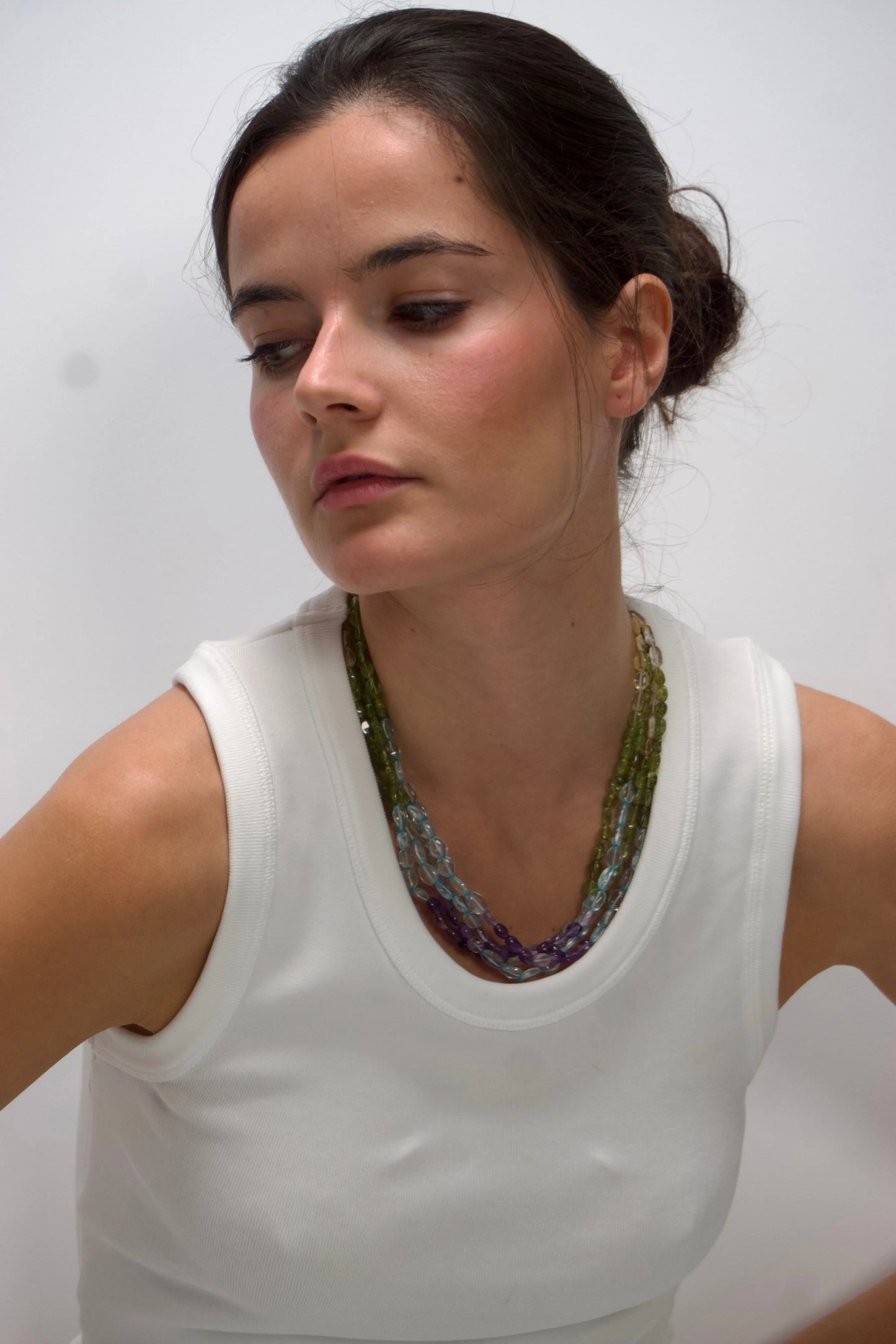 COLLAR | Piedras Cristal Verde Bybel-brand