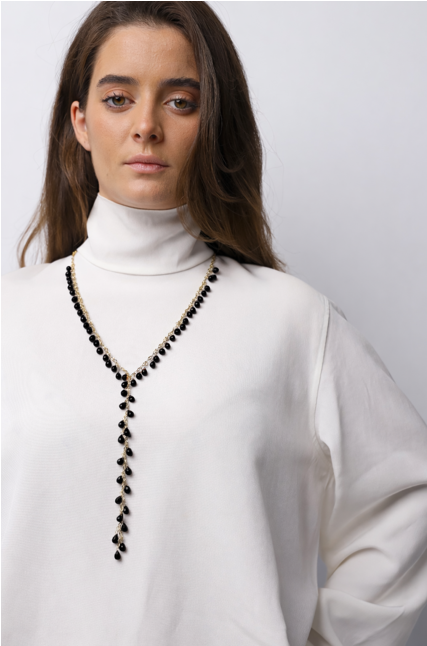 Collar Corbatero Negro