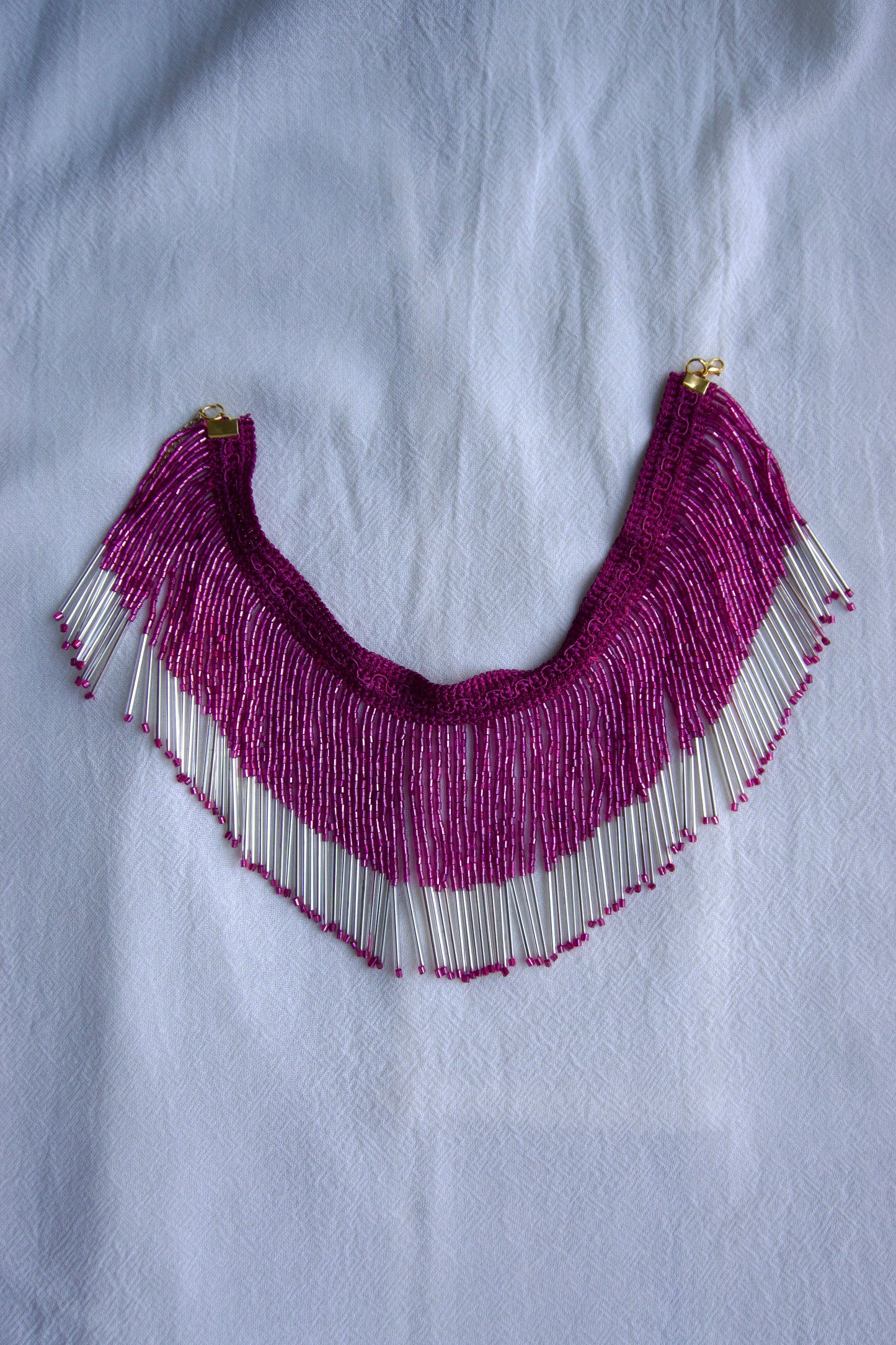 CHOKER I Abalorios Rosa