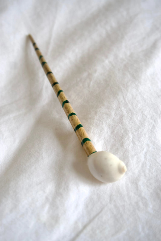 PINCHO PELO |  Rayas verde Bybel-brand