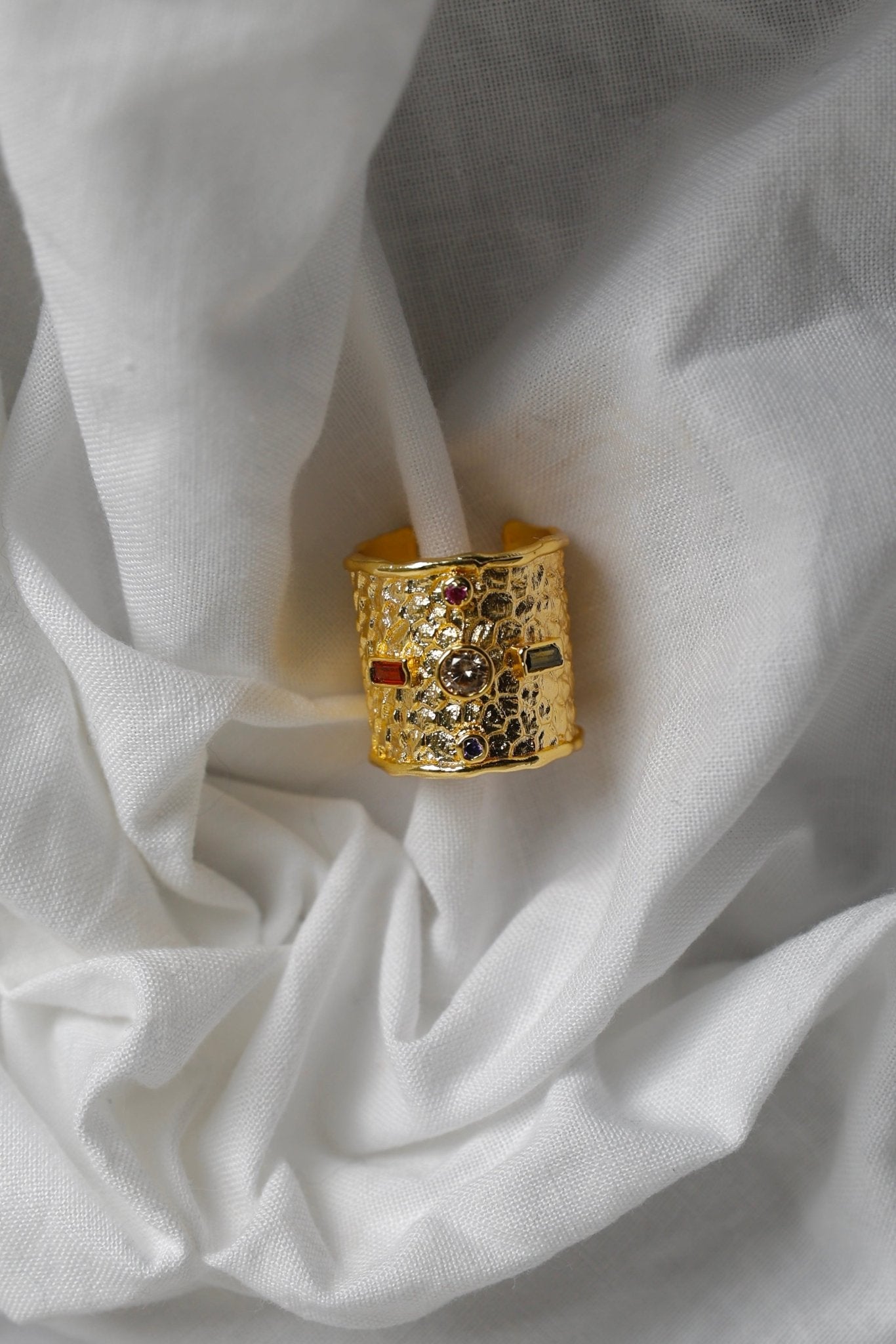 ANILLO CRUZ MULTICOLOR - Bybel - brand