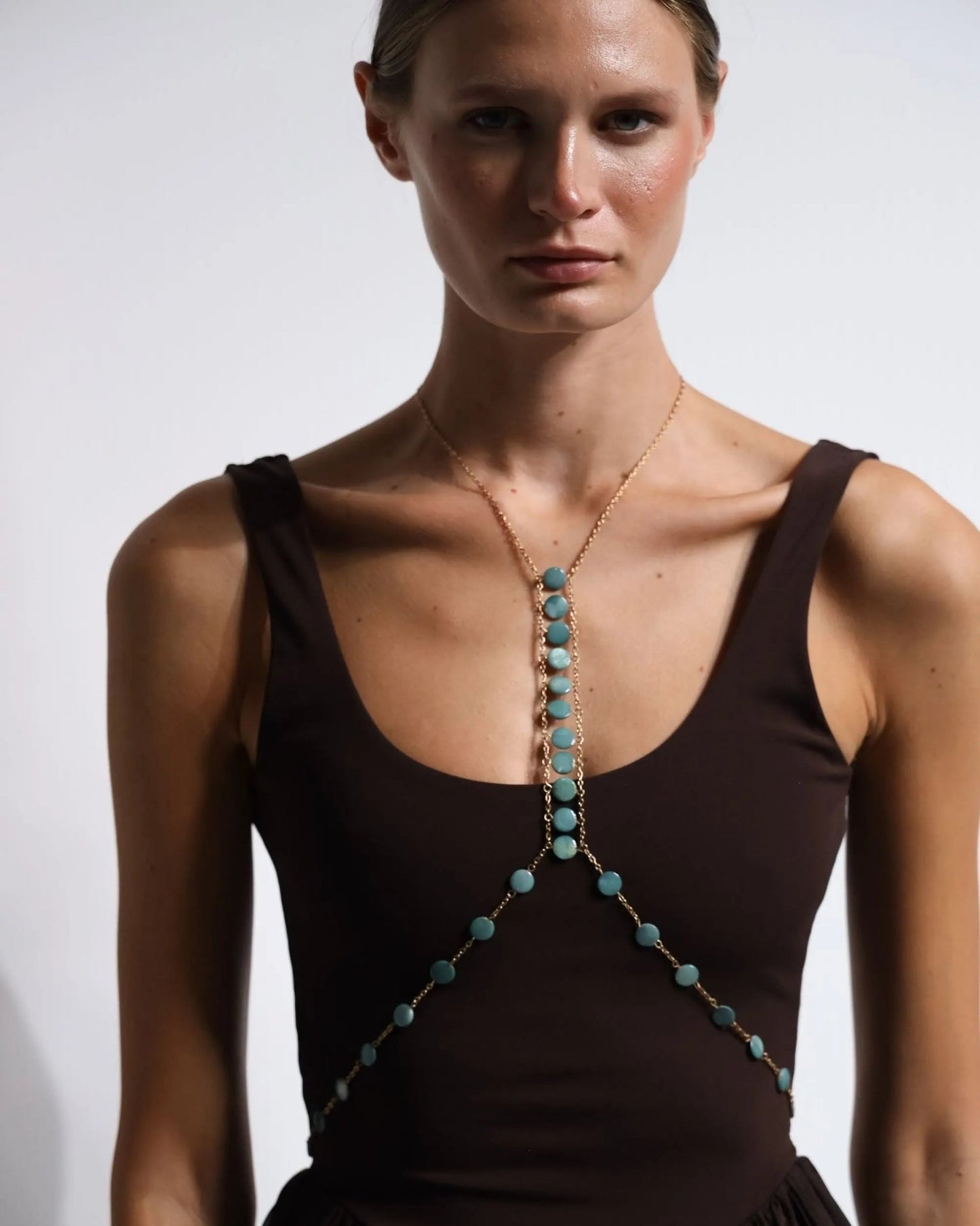 BODY CHAIN VERDE - Bybel - brand