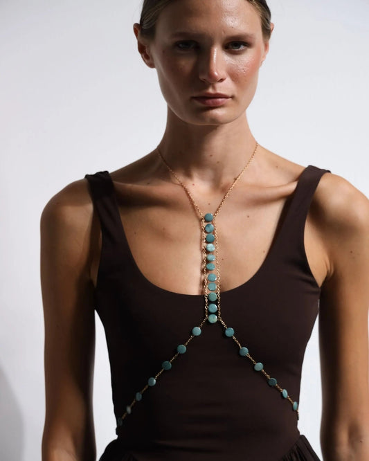 BODY CHAIN VERDE - Bybel - brand