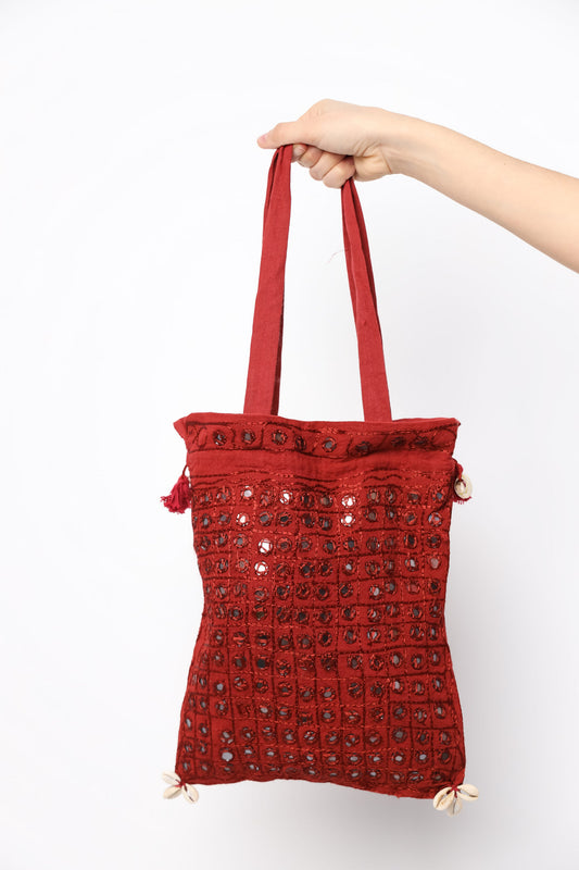 Bolso Espejos Rojo