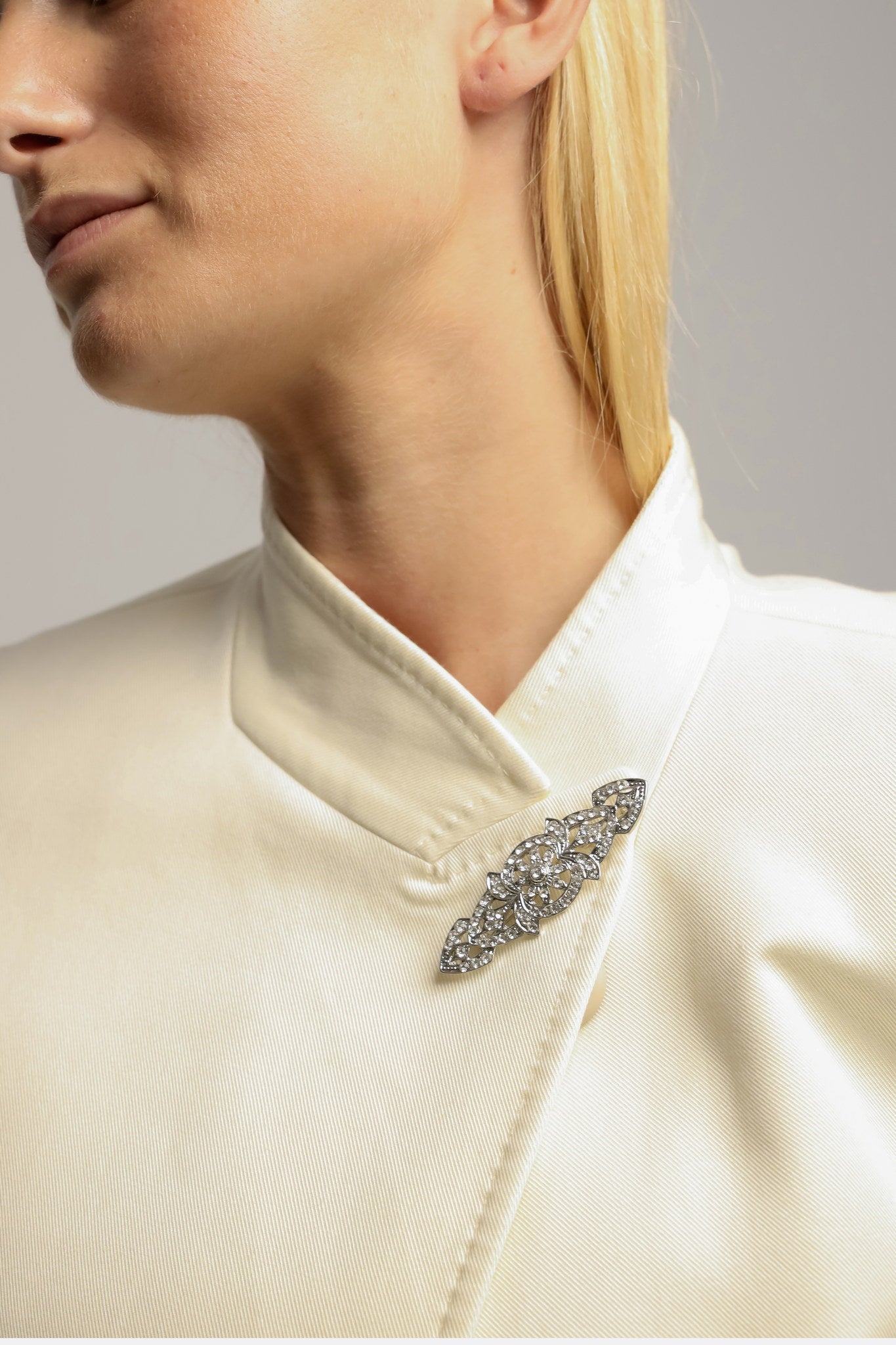 Broche Alargado Plata