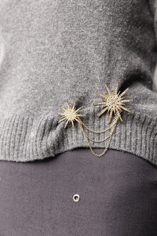 Broche Estrellas Oro