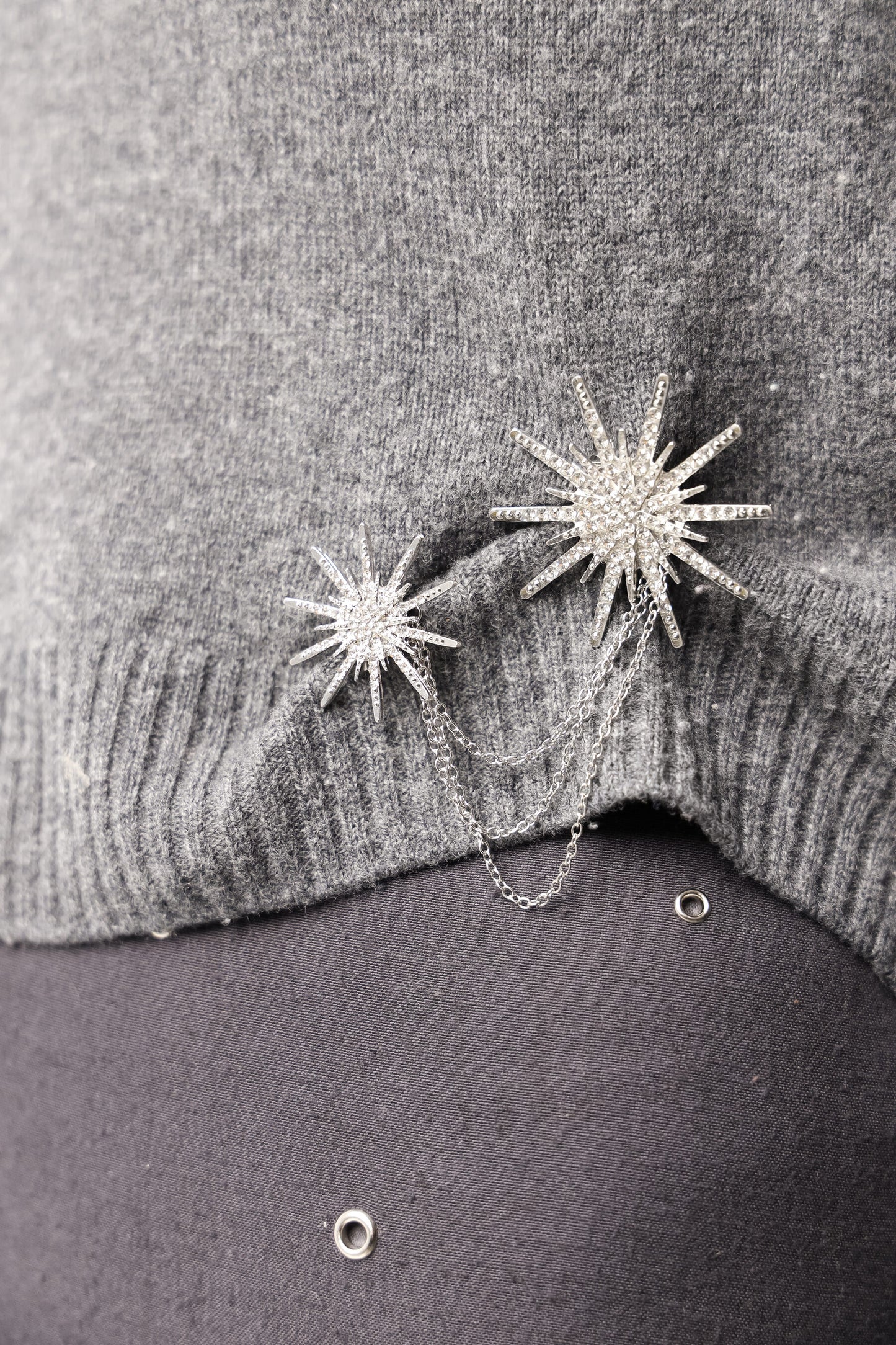 Broche Estrellas Plata