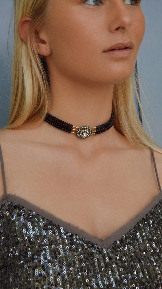 Choker Antiguo Marrón - Bybel - brand