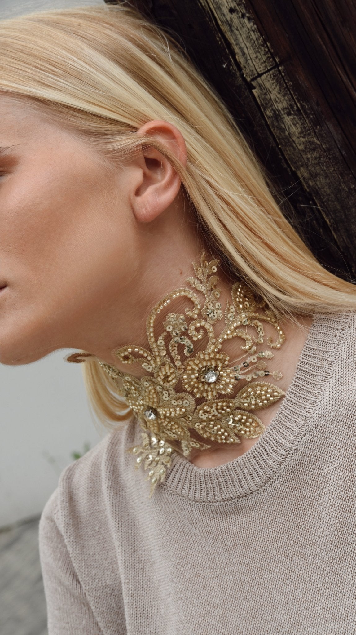 Choker Antiguo Pedrería - Bybel - brand