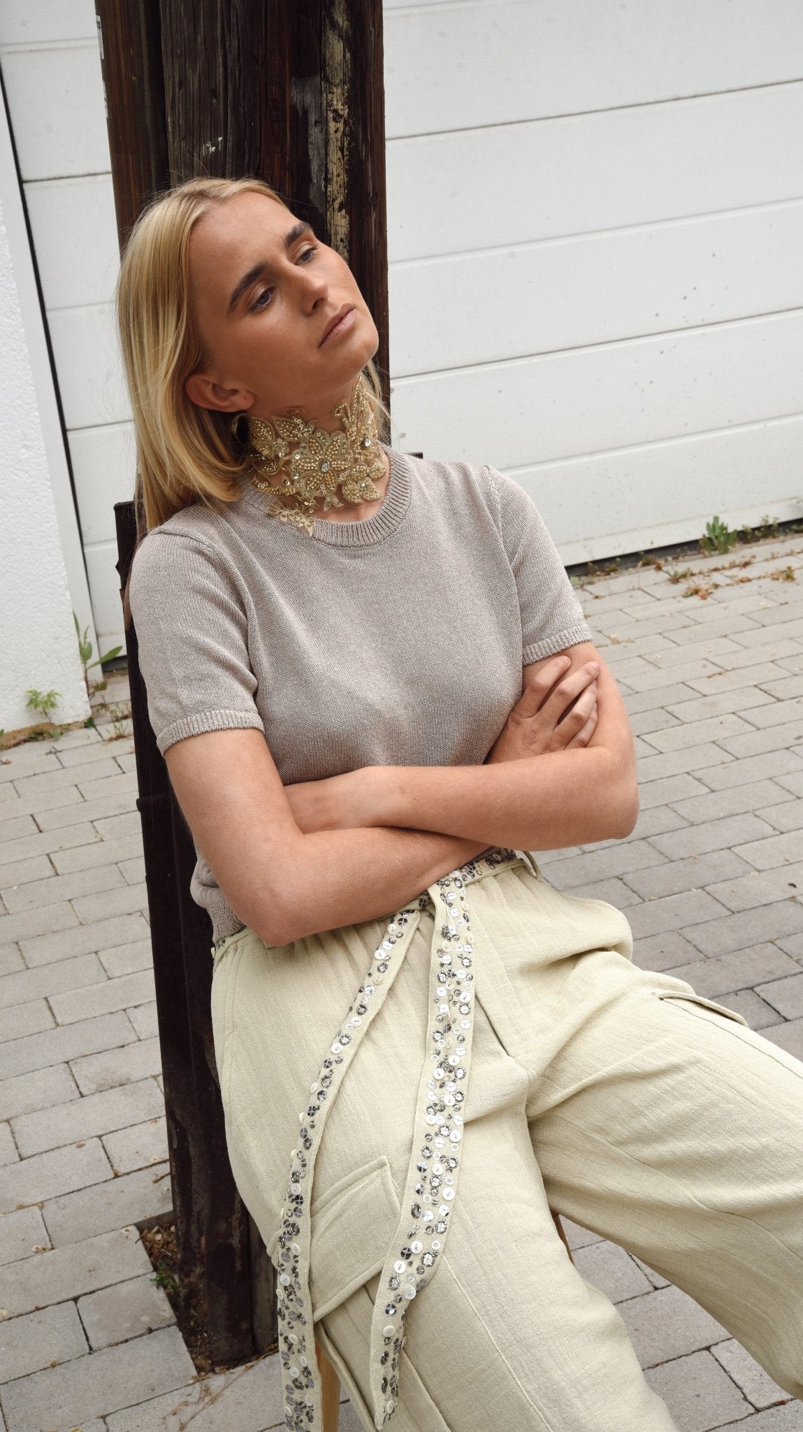 Choker Antiguo Pedrería - Bybel - brand