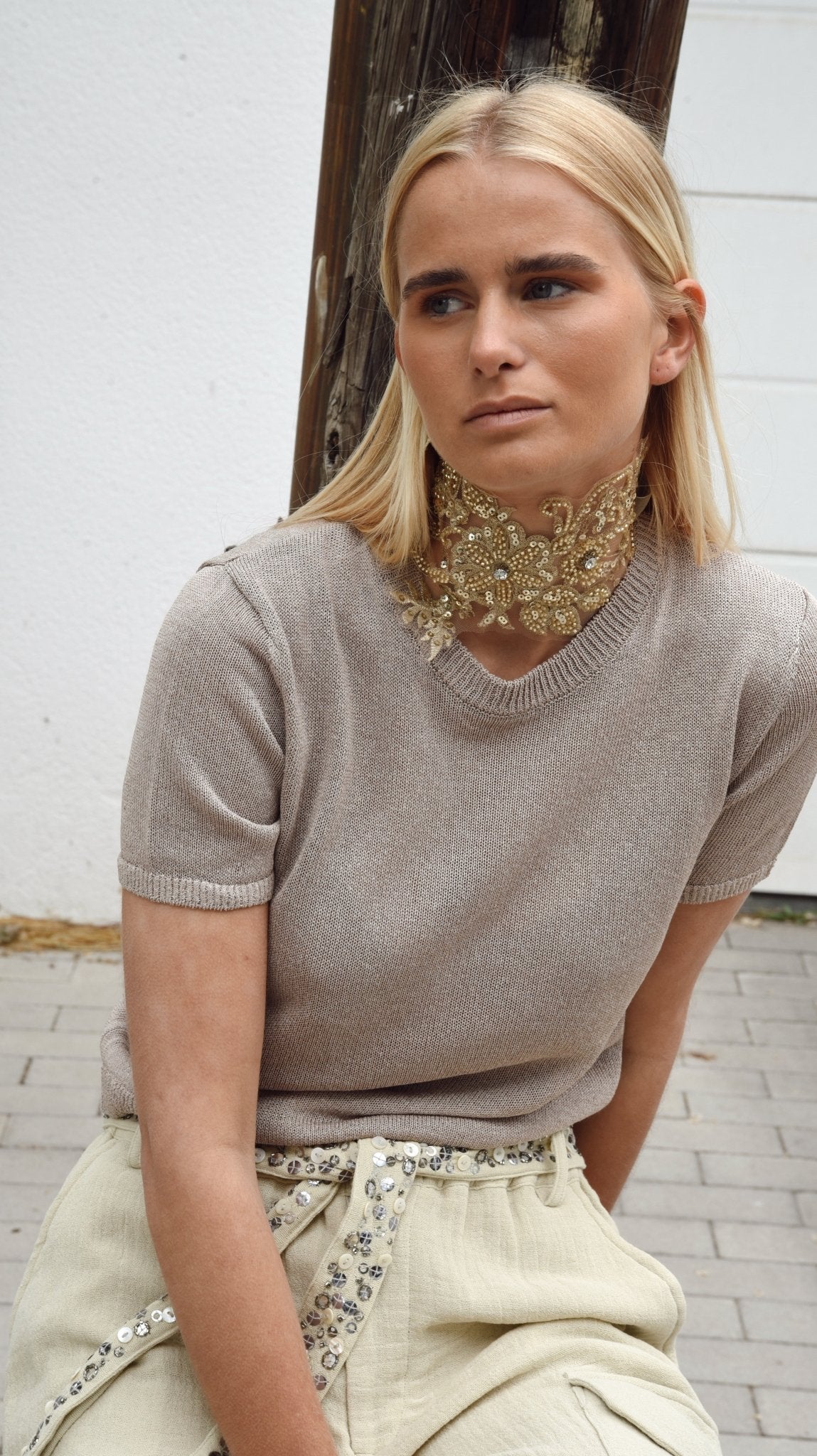 Choker Antiguo Pedrería - Bybel - brand