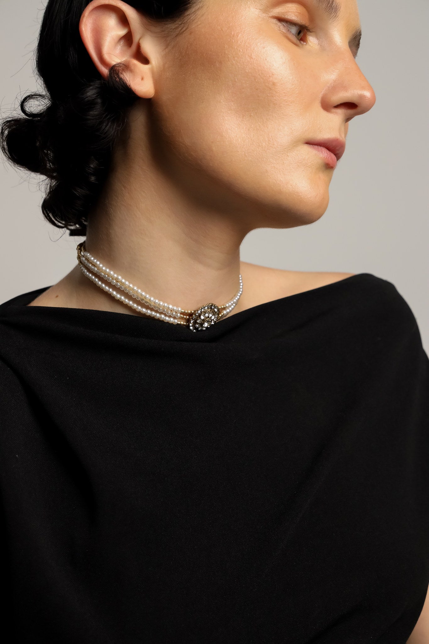 Choker Antiguo Perlas