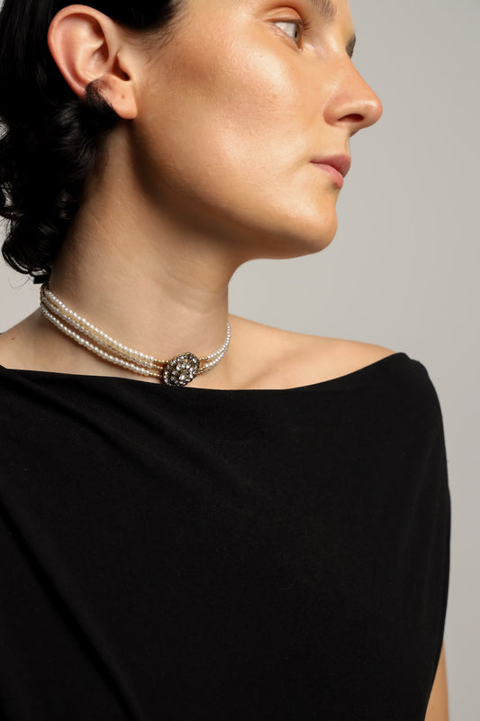 Choker Antiguo Perlas