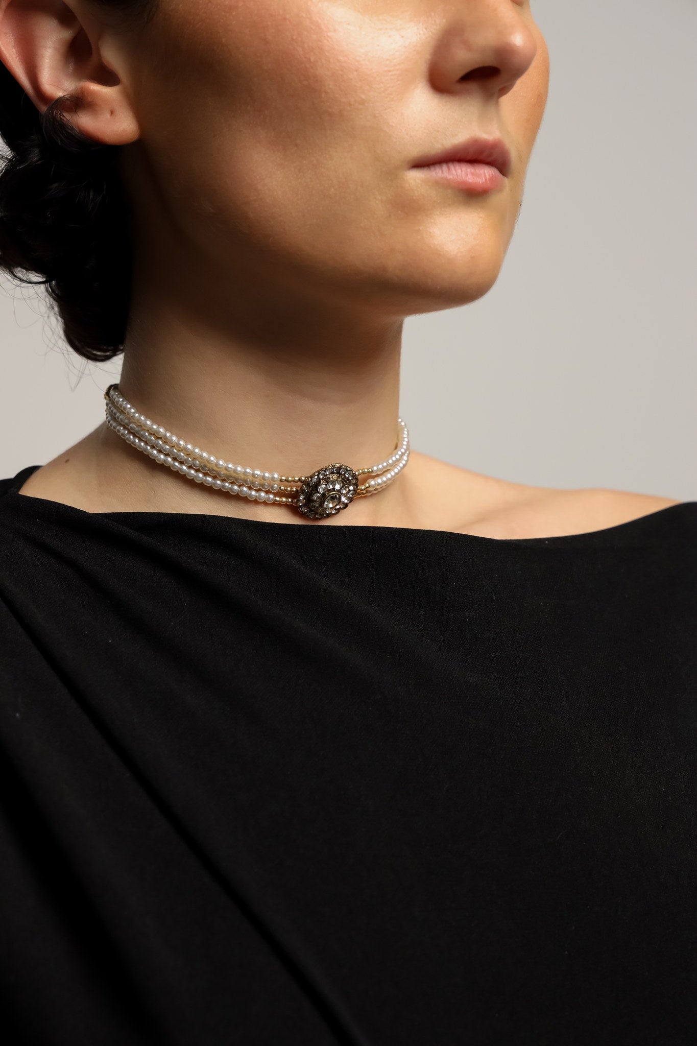Choker Antiguo Perlas