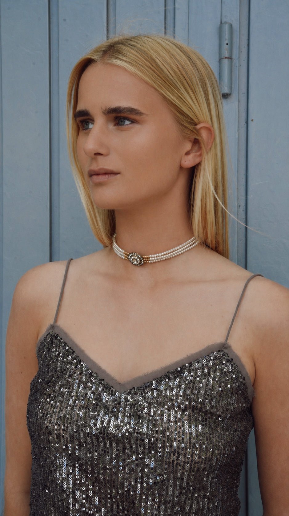 Choker Antiguo Perlas - Bybel - brand