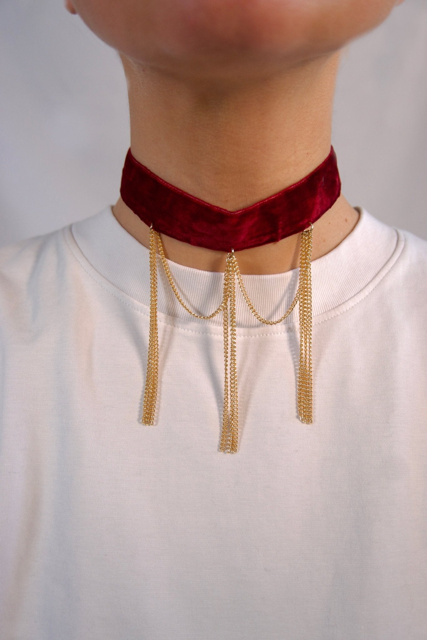 CHOKER | Cadenas Granate - Bybel - brand