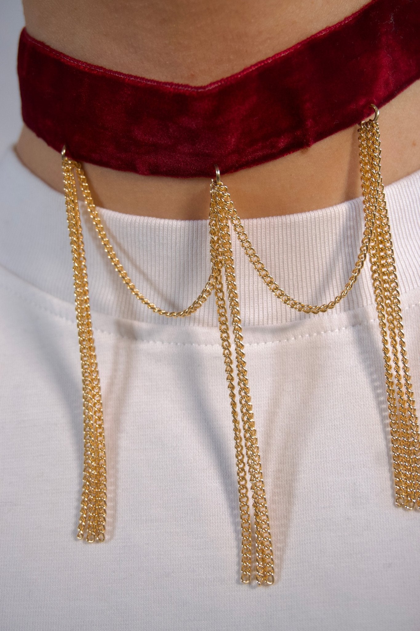 CHOKER | Cadenas Granate - Bybel - brand
