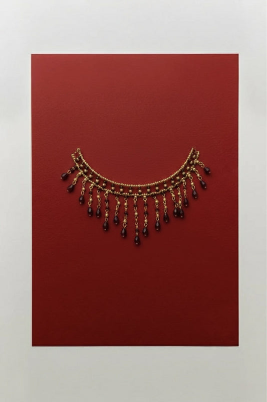 Choker Cascada Marron