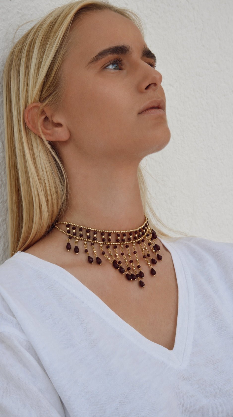 Choker Cascada Marron - Bybel - brand