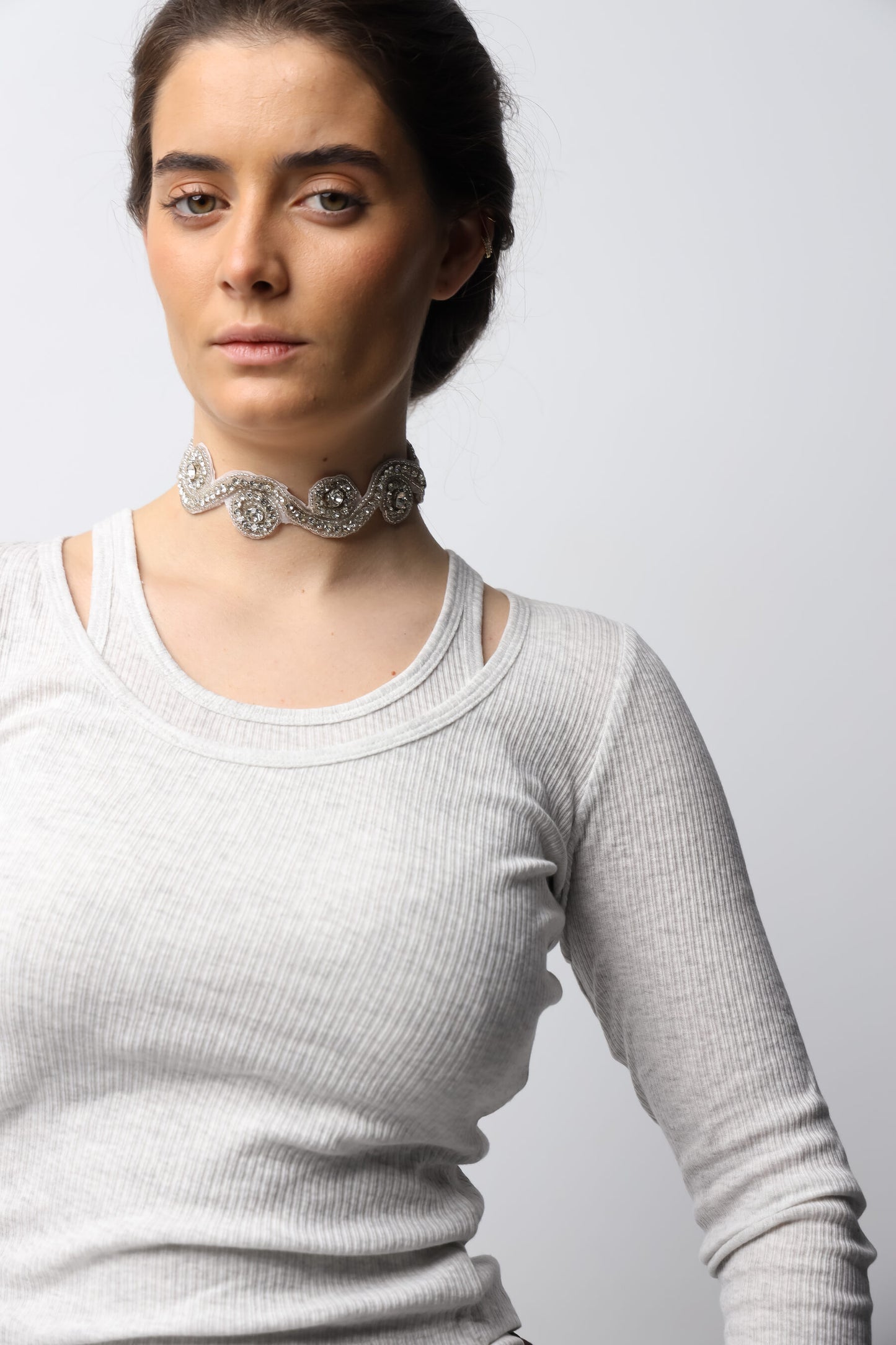 Choker Circonitas Plata