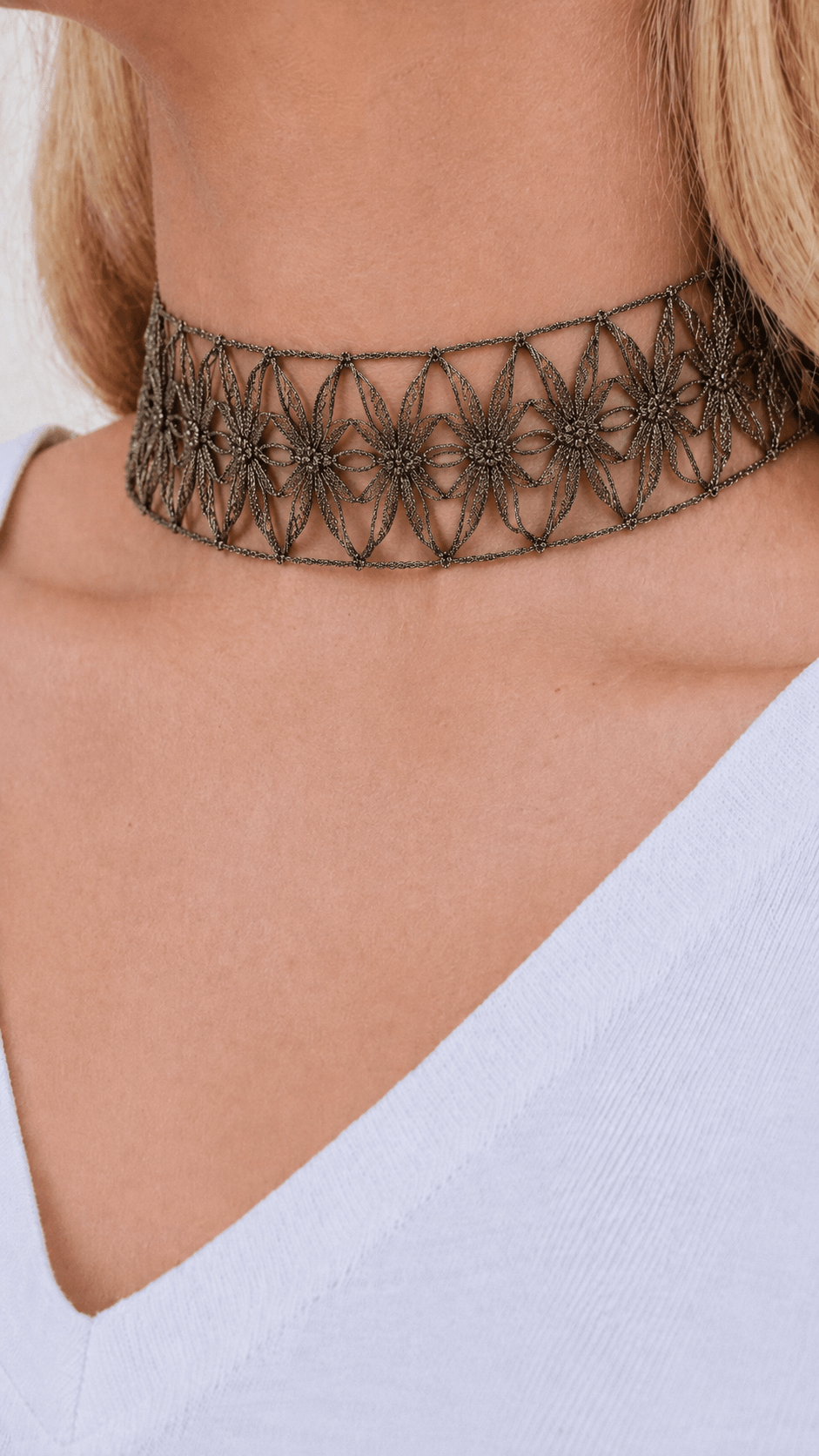 Choker Crochet Doble - Bybel - brand