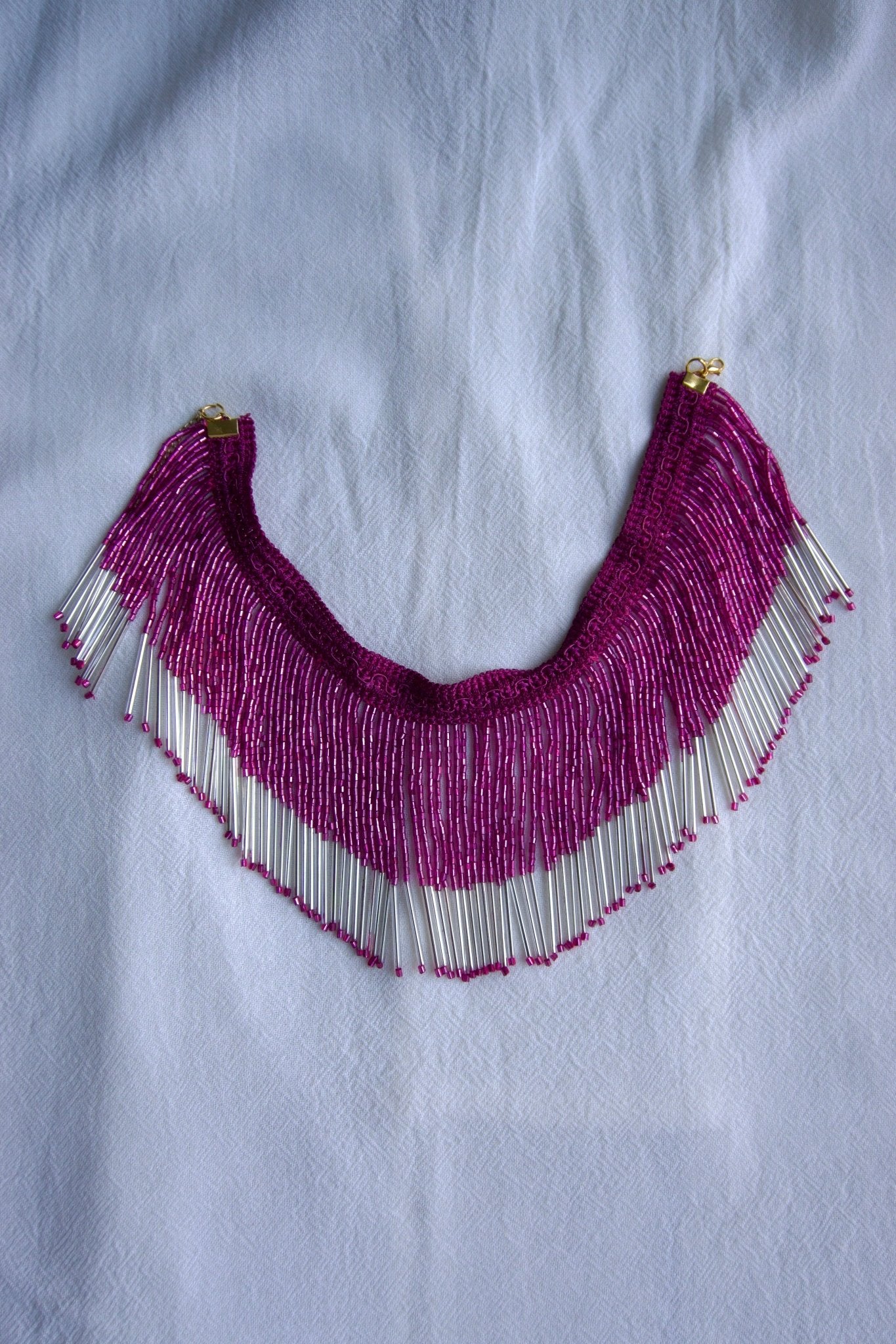CHOKER I Abalorios Rosa - Bybel - brand