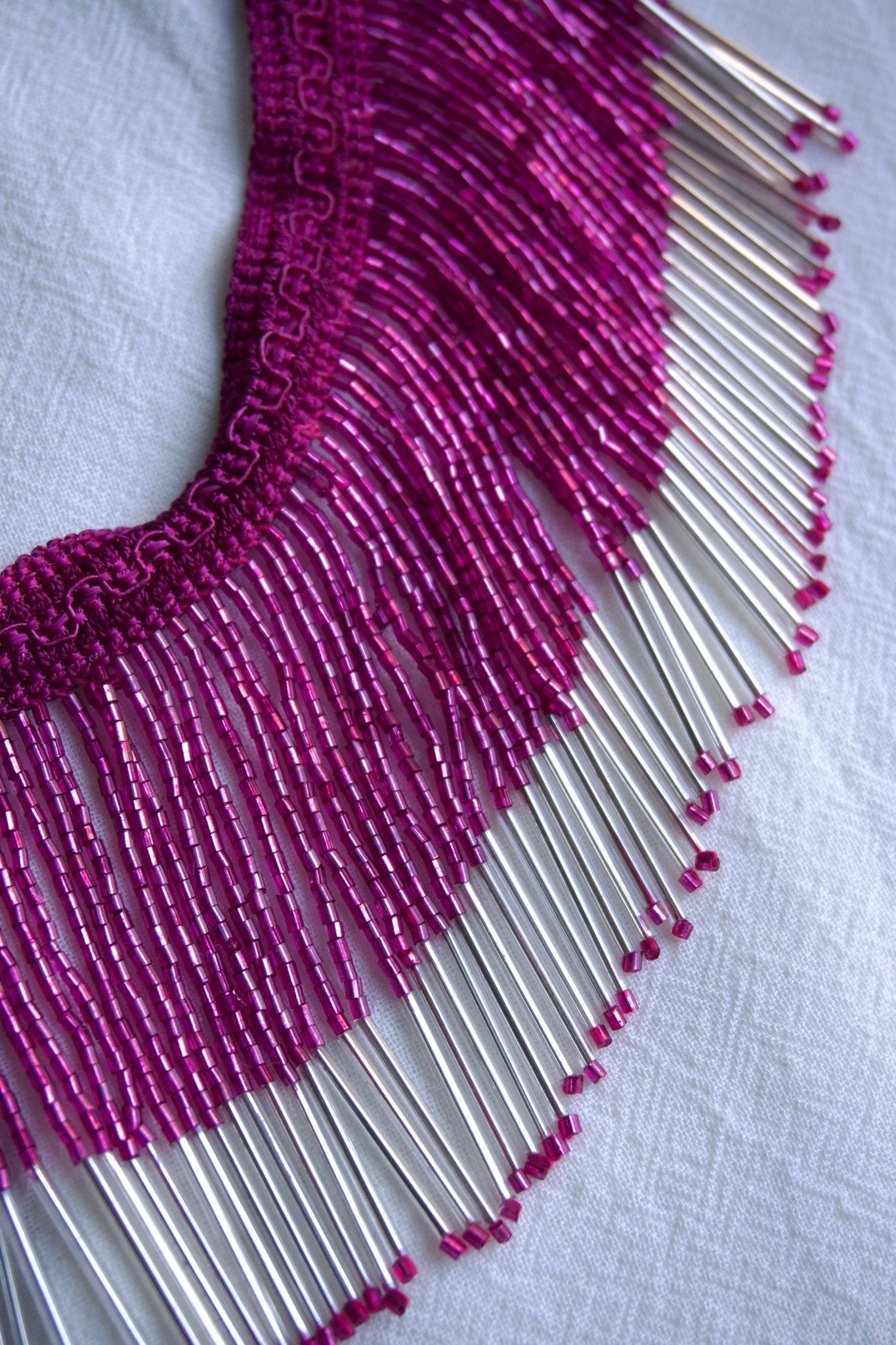 CHOKER I Abalorios Rosa - Bybel - brand