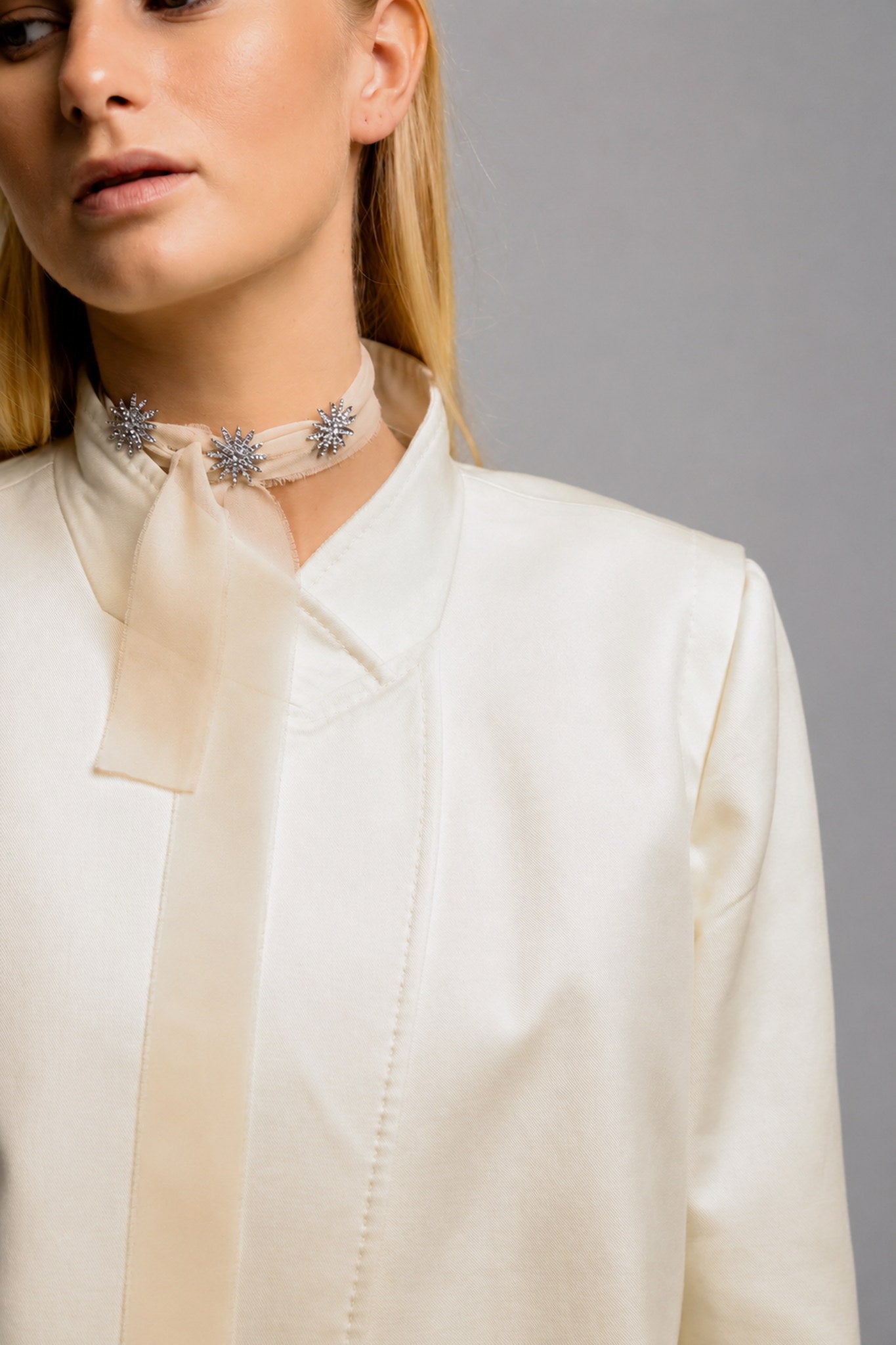 Choker Organza Estrellas
