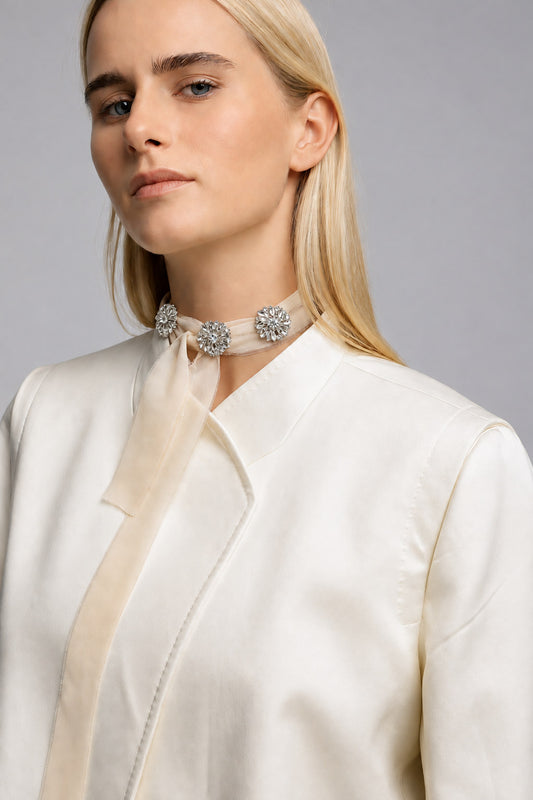 Choker Organza Estrellas