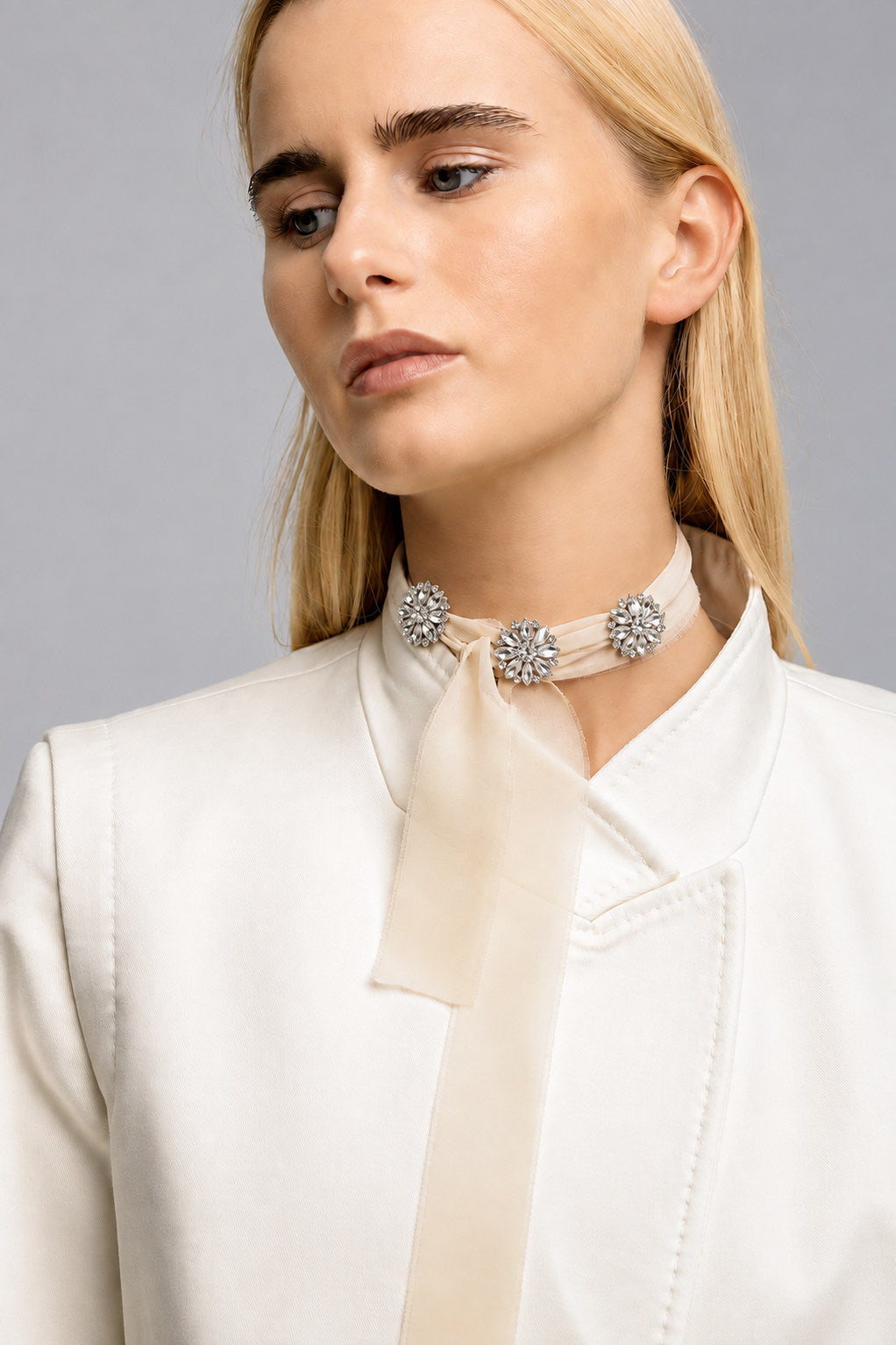 Choker Organza Estrellas