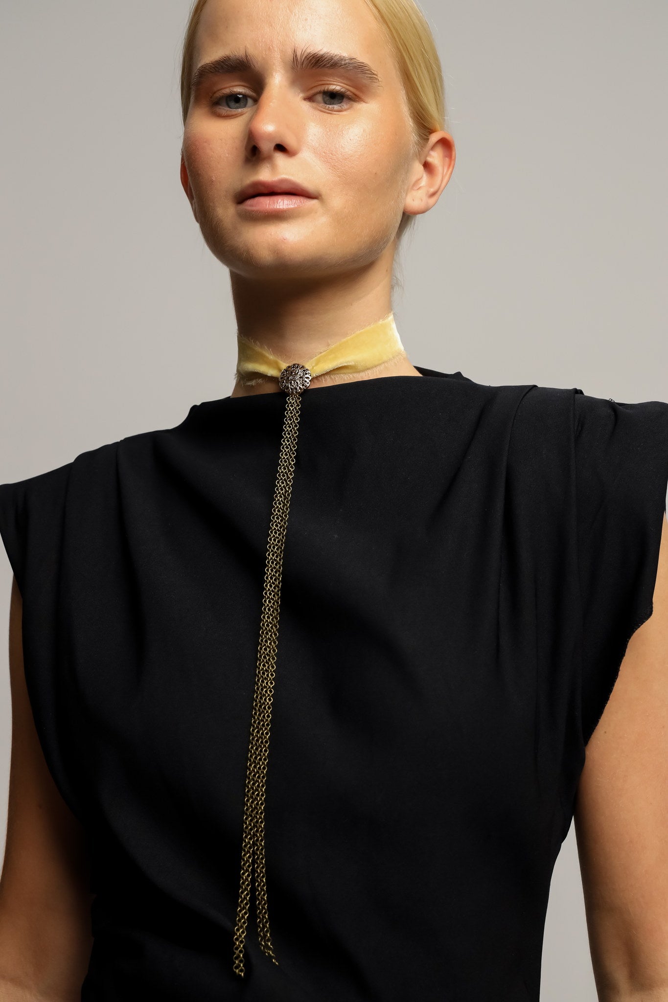 Choker Terciopelo Cadenas