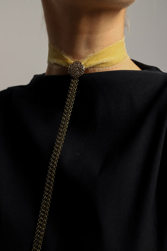 Choker Terciopelo Cadenas