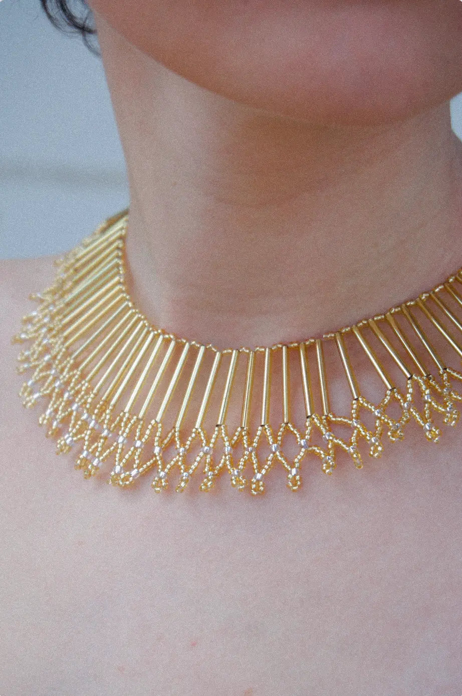 COLLAR | Bolitas Oro - Bybel - brand